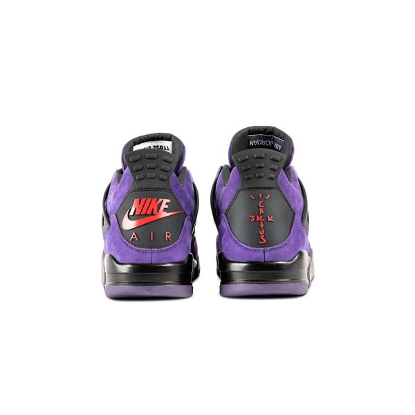 Travis Scott x Air Jordan 4 Retro ‘Purple Suede – Black Midsole’