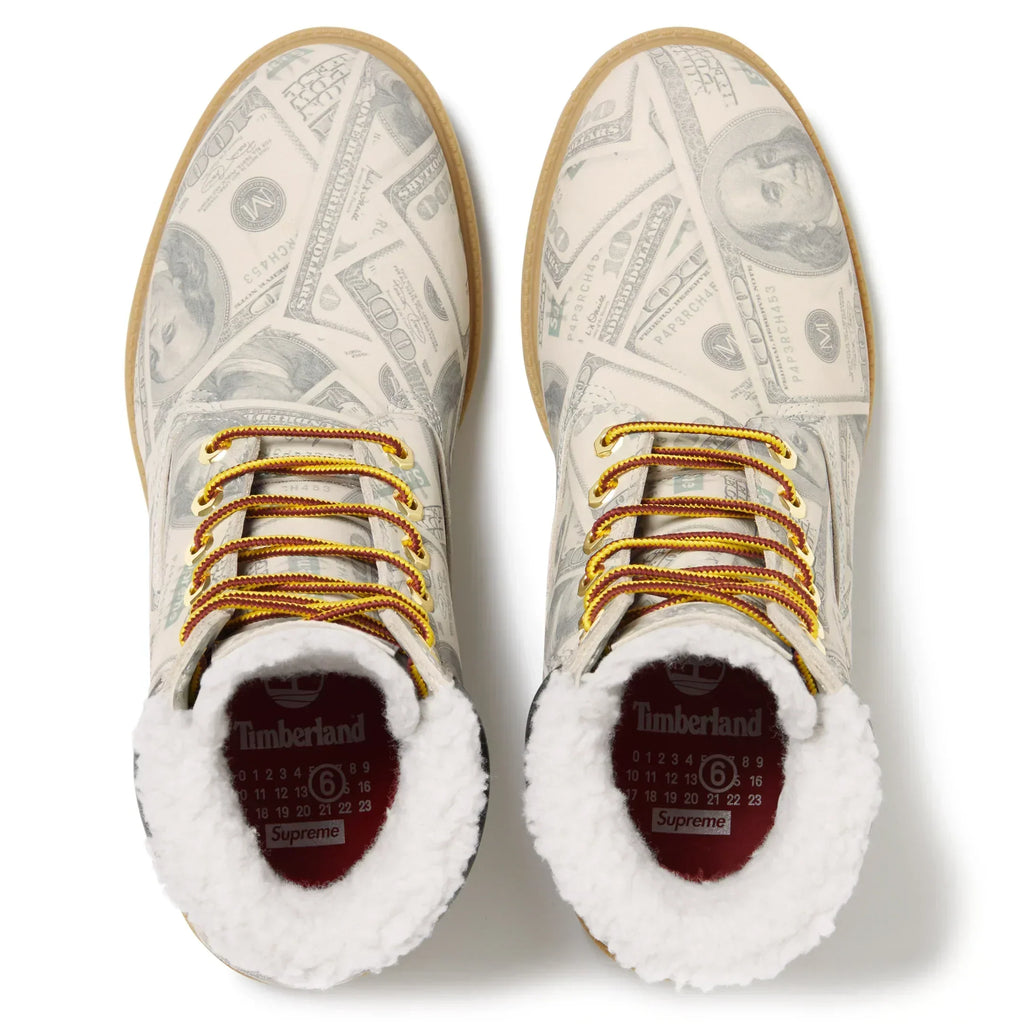 Supreme®/MM6 Maison Margiela Timberland® Money 6" Premium Waterproof Boot Multicolor