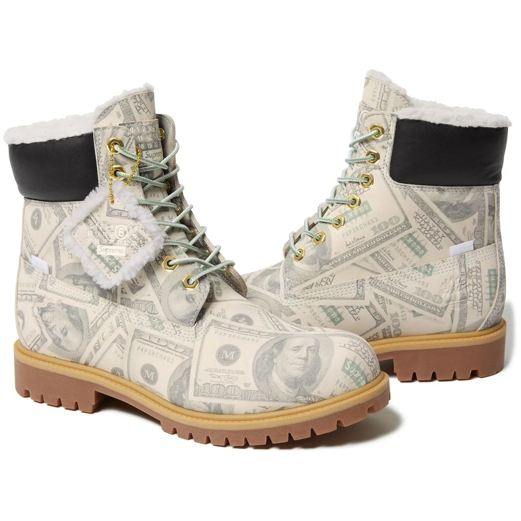 Supreme®/MM6 Maison Margiela Timberland® Money 6" Premium Waterproof Boot Multicolor